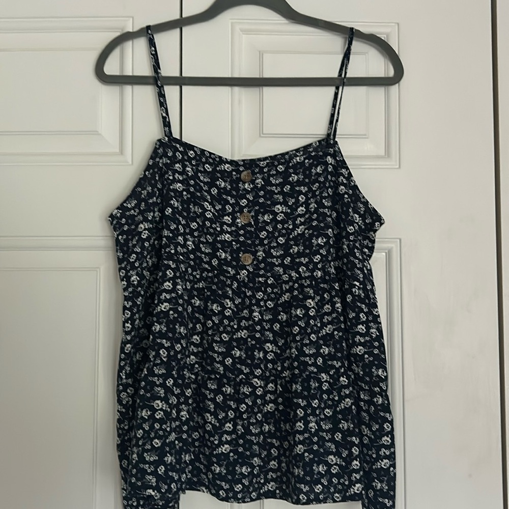 Floral tank top